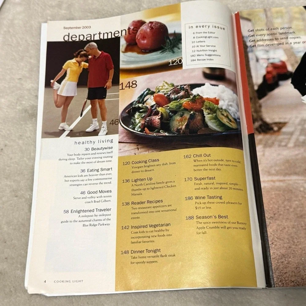 Cooking Light Magazine 7 Top Banana Breads September 2003 Issue
